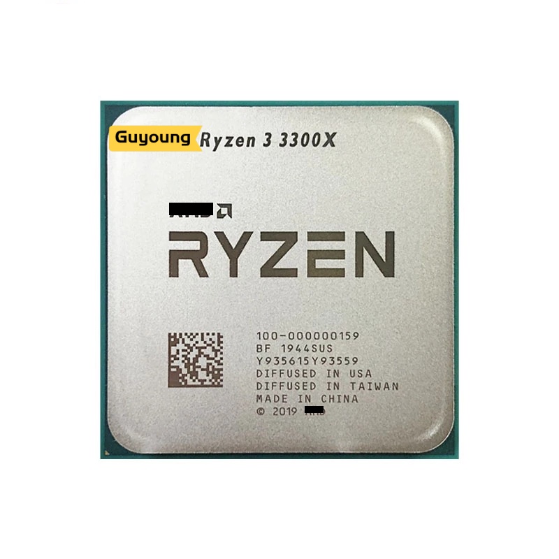 Ryzen 3 3300X R3 3300X 3.8 GHz Used Quad Core Eight Thread 65W CPU