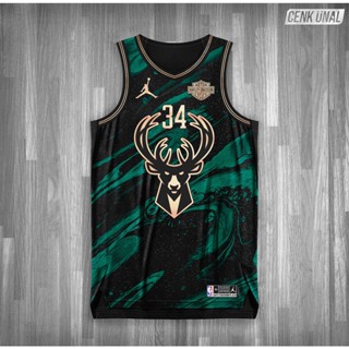 MILWAUKEE BUCKS NEW DESIGN - ALFA Full Sublimation Jersey