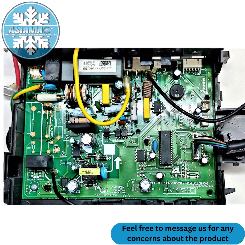 PCB Aircon board for Aircon Part No. 17122000 SAKF35G/BP2N1Y12F1(W