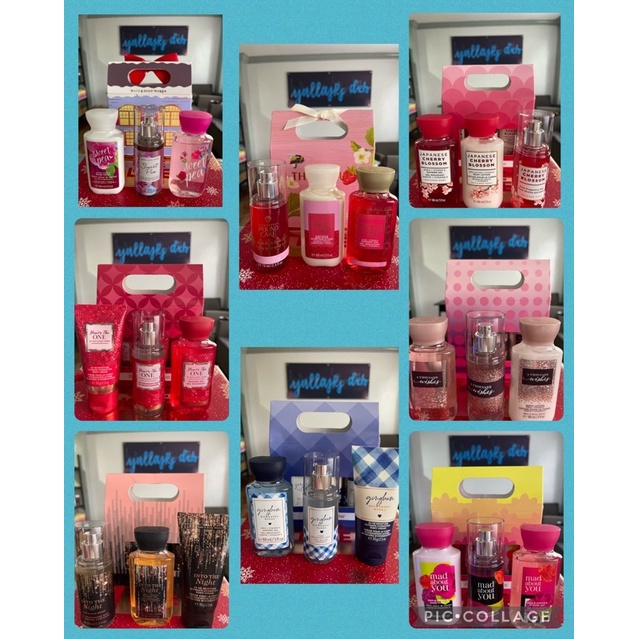 Bath and Body Works Travel Size Gift Set Shopee Philippines