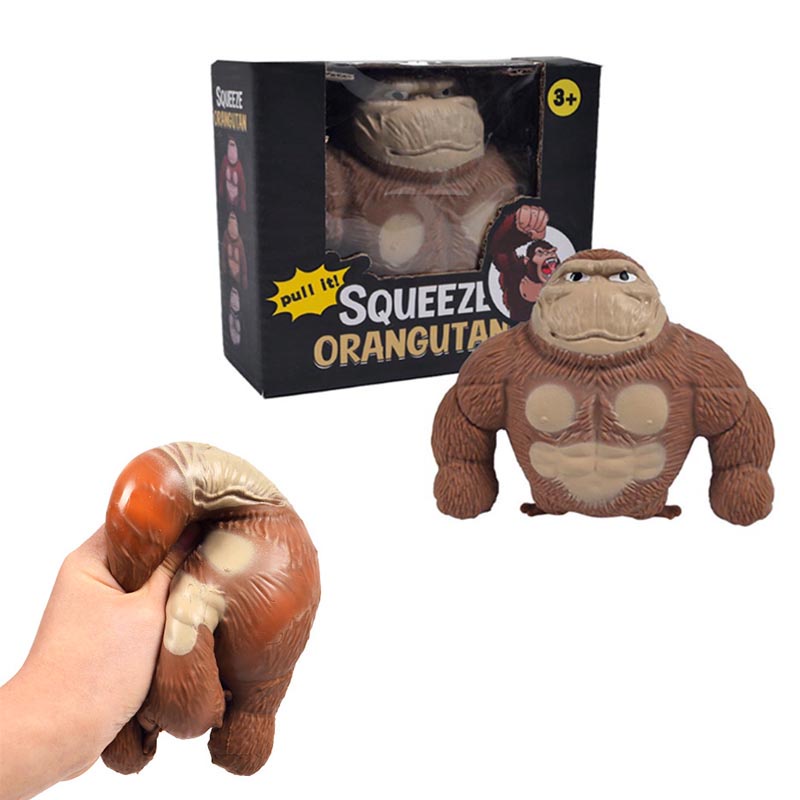 Stress Reliever Toys Fidget Toys Stretch Gorilla Pinch Toy Squishy Toy Autism Toys