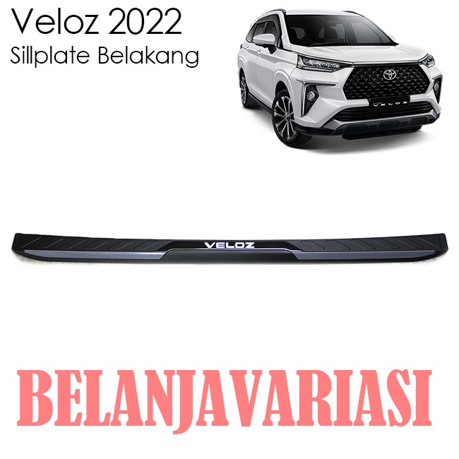 Veloz 2022 Black Daytona Chrome Rear Sillplate | Shopee Philippines