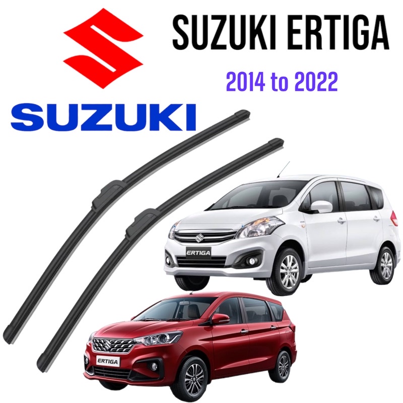 suzuki ertiga wiper blades set banana type pair model 2014 2015 2016