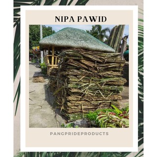 10 PCS Nipa Pawid Roof Hut for Making Bahay Kubo/Gazebo / Pinaor in ...