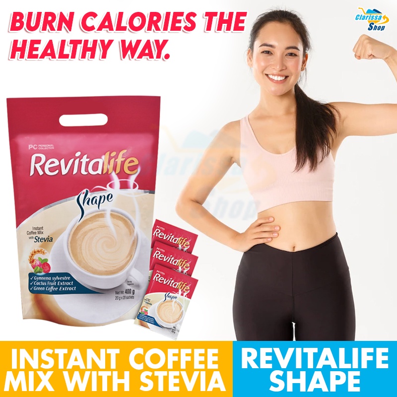 Personal Collection Revitalife Shape Instant Coffee with Stevia 20