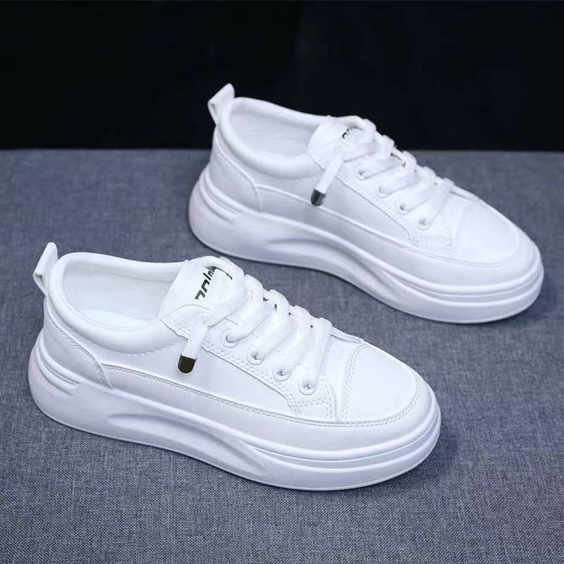 H09# Casual small white shoes new PU fashionable shoes breathable ...