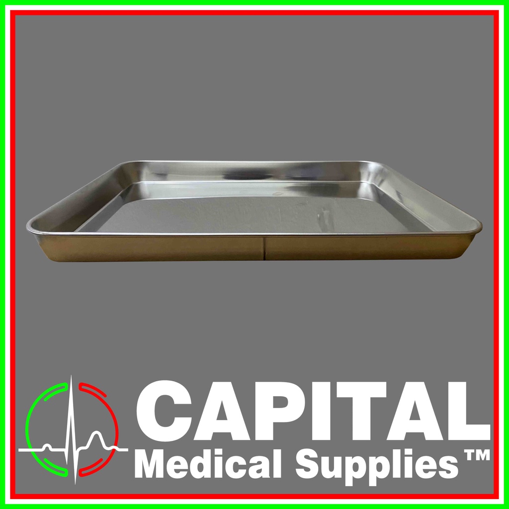 Surgical Laboratory Tray Stainless Steel, Size 41x31x4cm , (WINGUARD