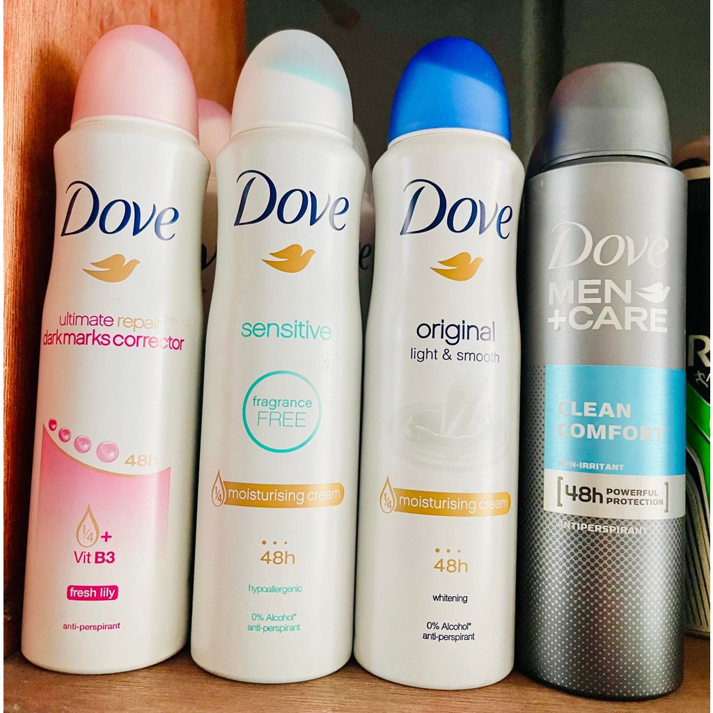 Dove Ultimate Deodorant Spray 150ml/70ml./200ML. Shopee Philippines