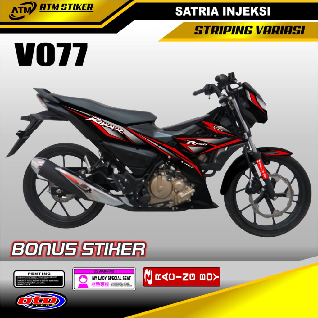 Suzuki satria Injection striping Sticker Variations | Shopee Philippines