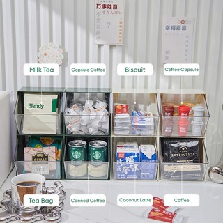 LOCAUPIN 2 Tier Tea Bag Container Condiment Storage Coffee Sachet ...