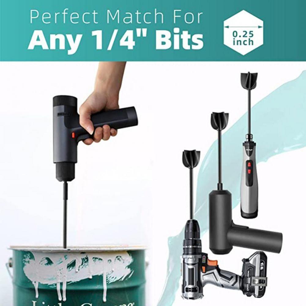ROGERVIVIER Mixer Paddle Epoxy Plastic Paint Mixer Helix Mixer Mud ...