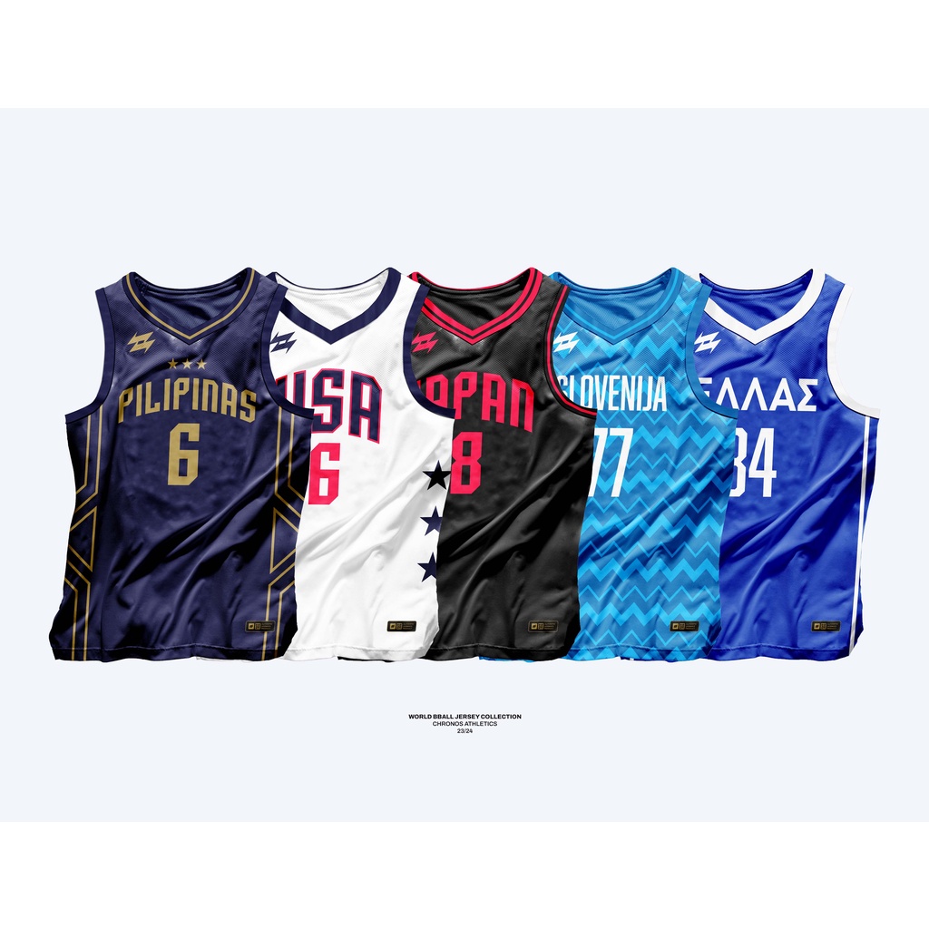 WORLD BASKETBALL TEAM JERSEYS Shopee Philippines