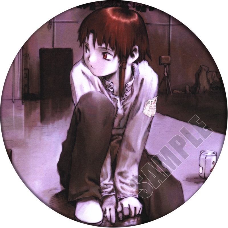 Serial Experiments Lain Cosplay Badge Iwakura Lain Brooch Pin Anime ...