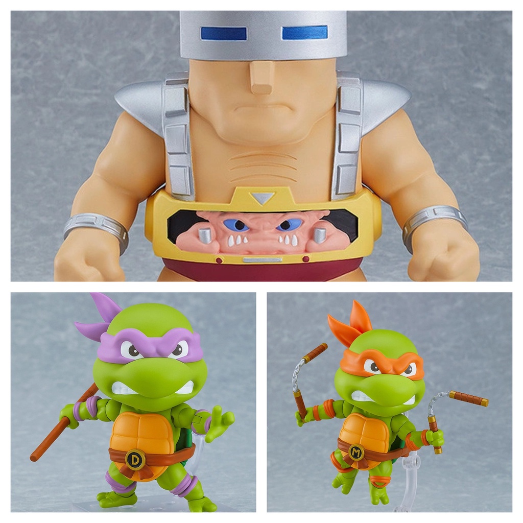 Goodsmile Nendoroid Tmnt More Krang Donatello And Michelangelo Figures Shopee Philippines 4736