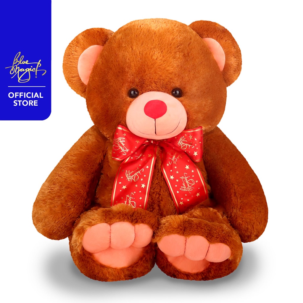 Blue Magic Little Lui Xl Moccasin Bear Stuffed Toy (With Free Dust Bag