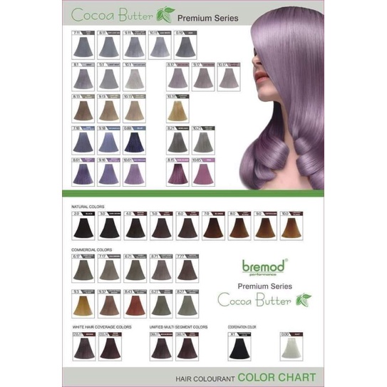 BREMOD PERFORMANCE PREMIUM SERIES PERMANENT HAIR COLOR 100ML | Shopee ...