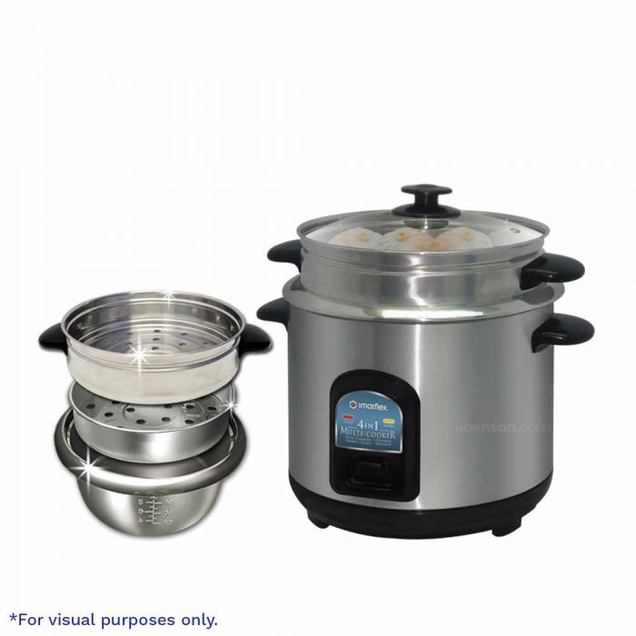 Imarflex Rice Cooker 1.8L 4 in 1 MultiCooker / Stainless Steel Body