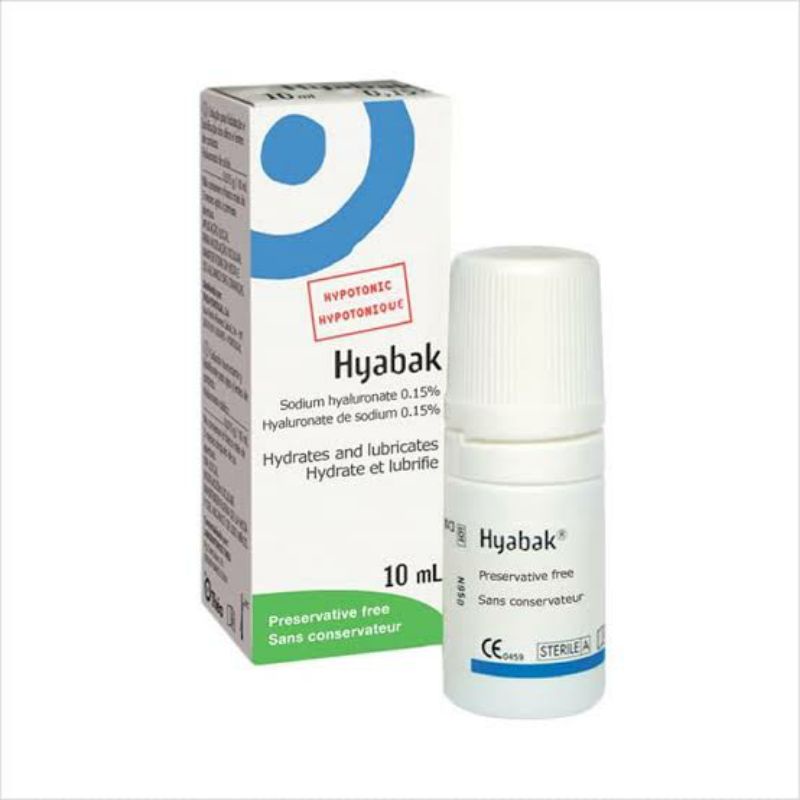 Hyabak Eye Drops Preservativefree eye lubricant Shopee Philippines