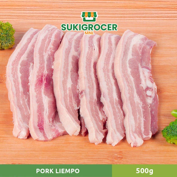 Sukigrocer Pork Liempo (Sliced) 500g Shopee Philippines