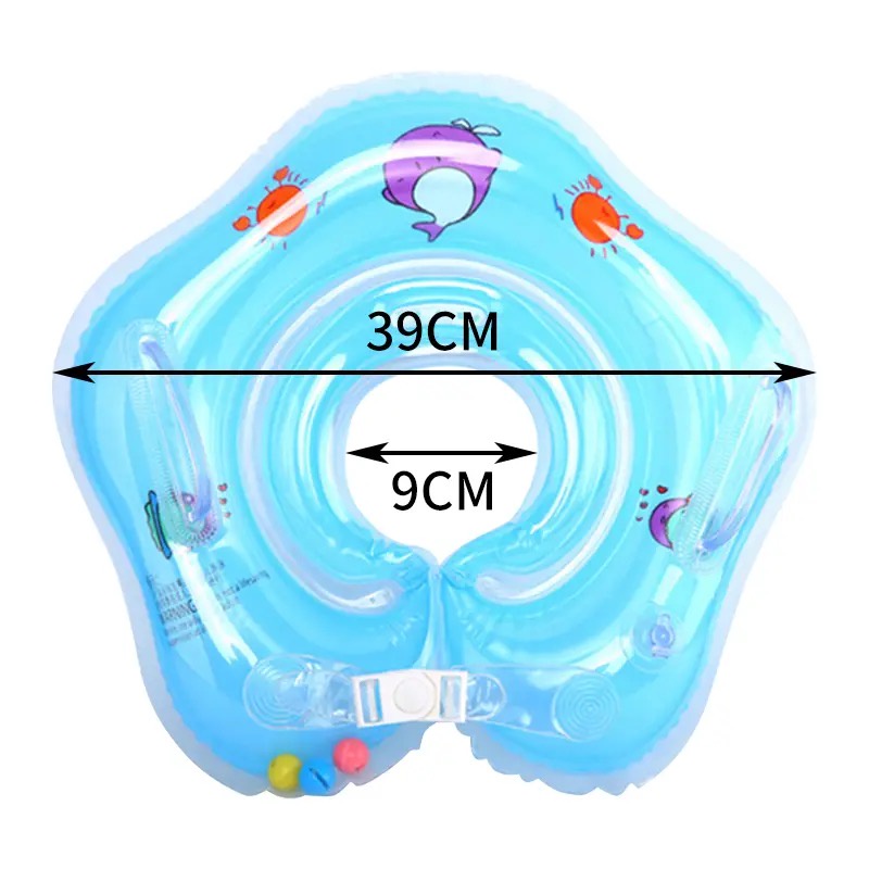 Swimming Baby Neck Floater Neck Ring Safety Infant Float Circle ...