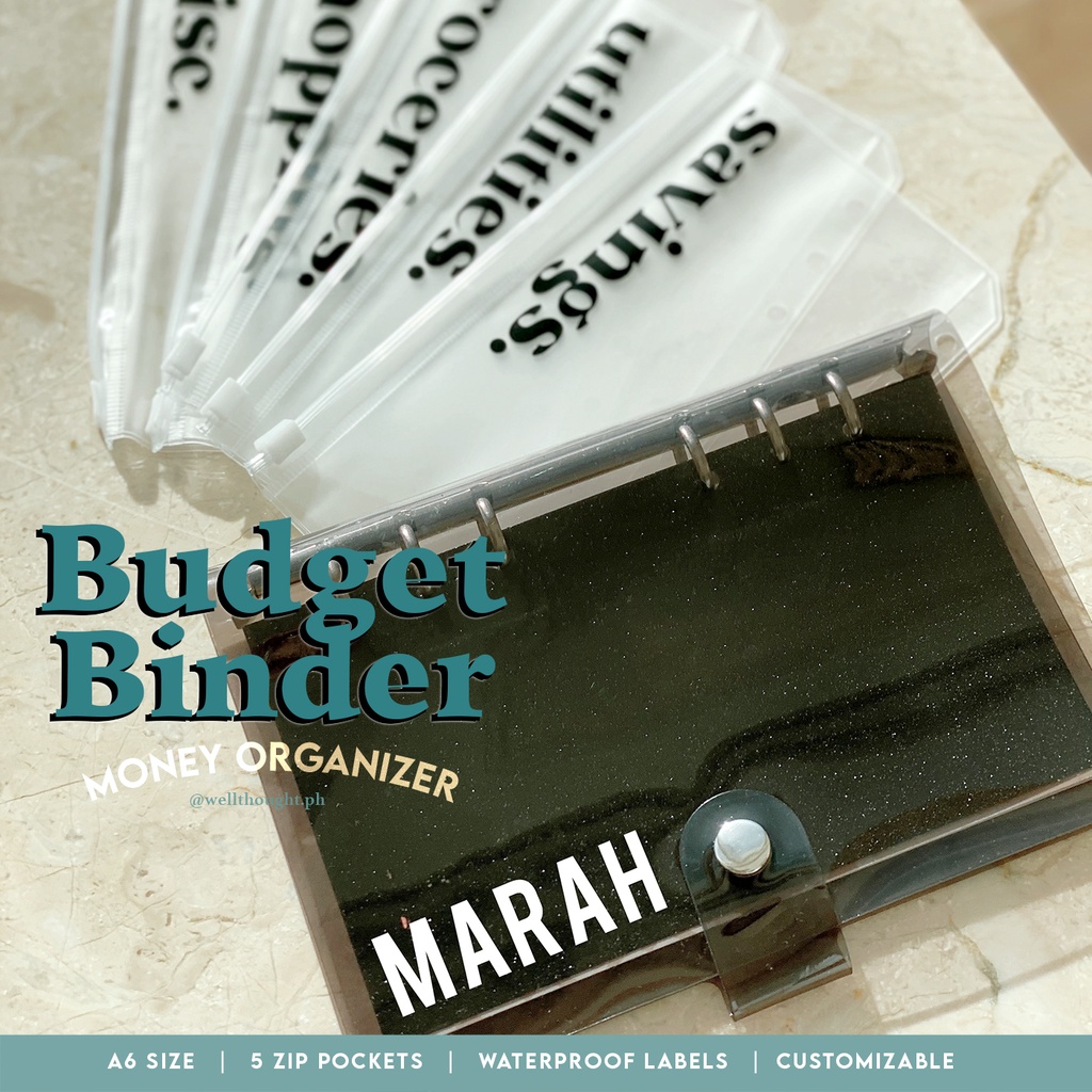 A6 Personalized Budget Binder / Money Organizer / Budget Planner