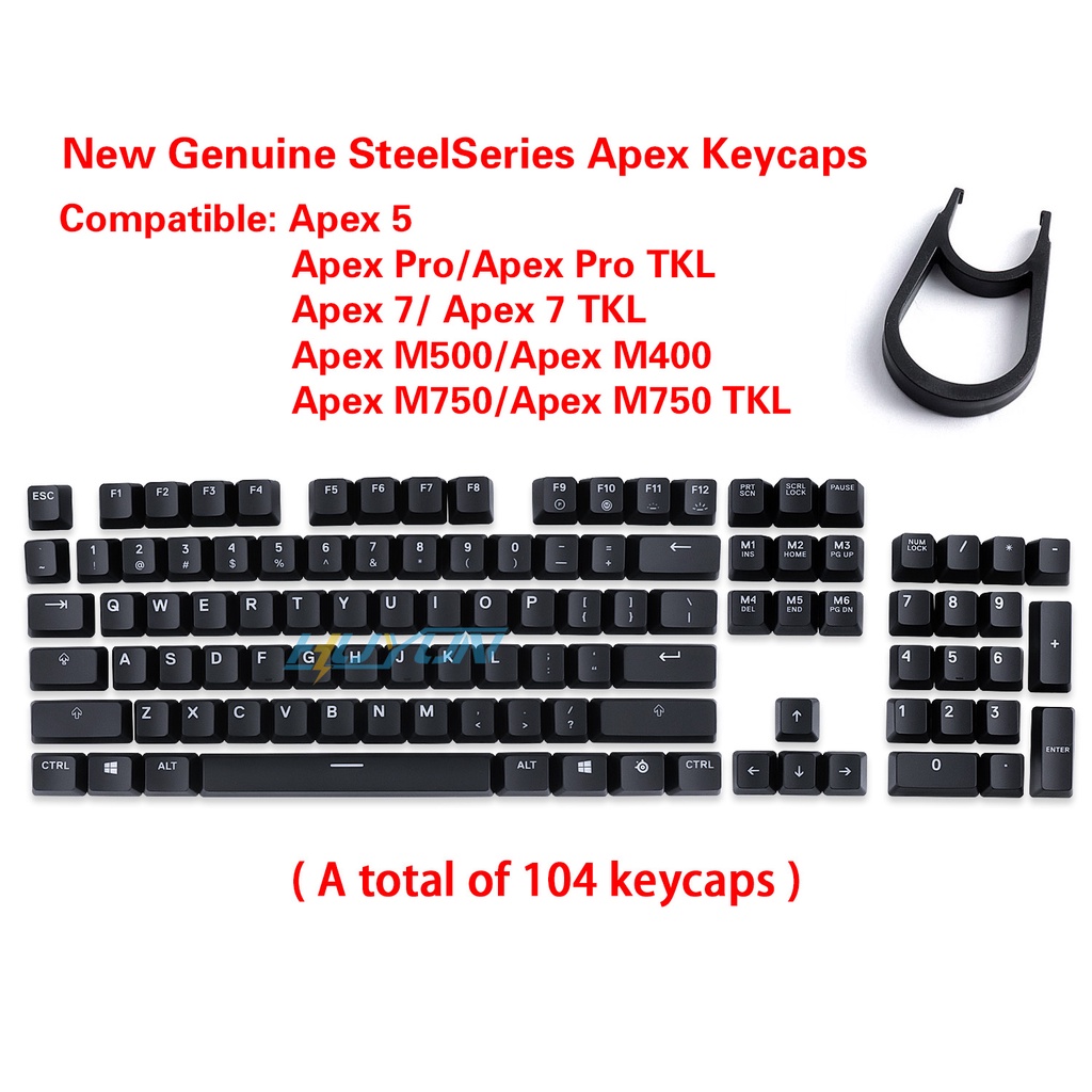 A full set Key caps for Steelseries Apex M400 M500 M750 APEX 5 APEX 7 ...