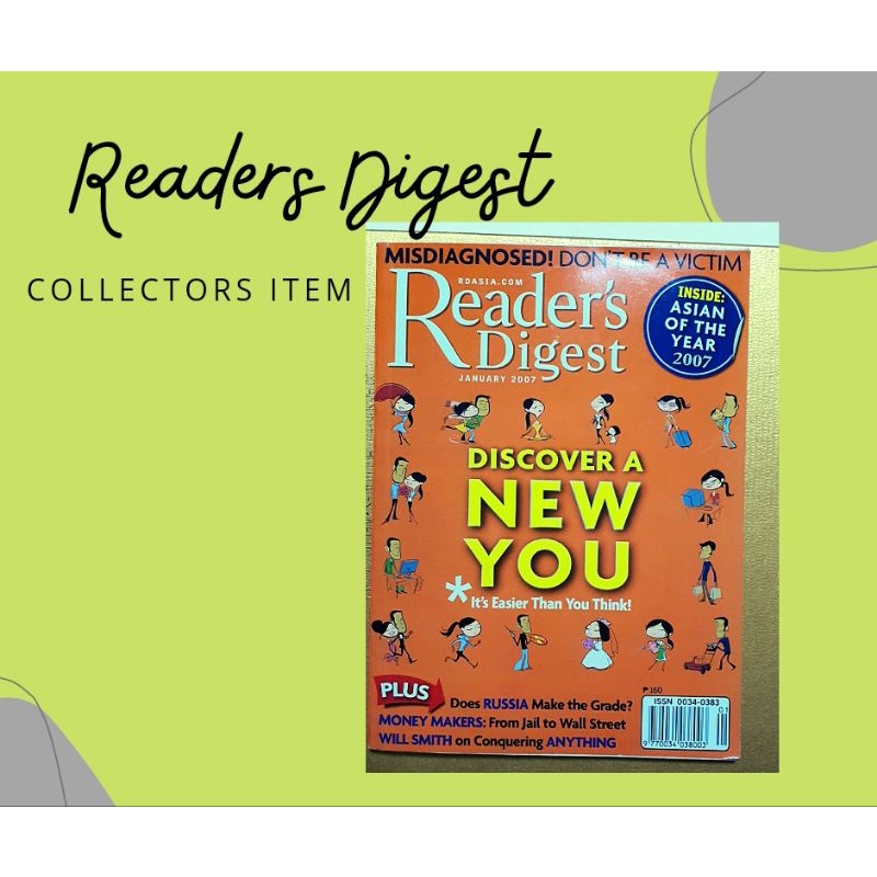 Reader's Digest Asia Magazine (2007) | Shopee Philippines