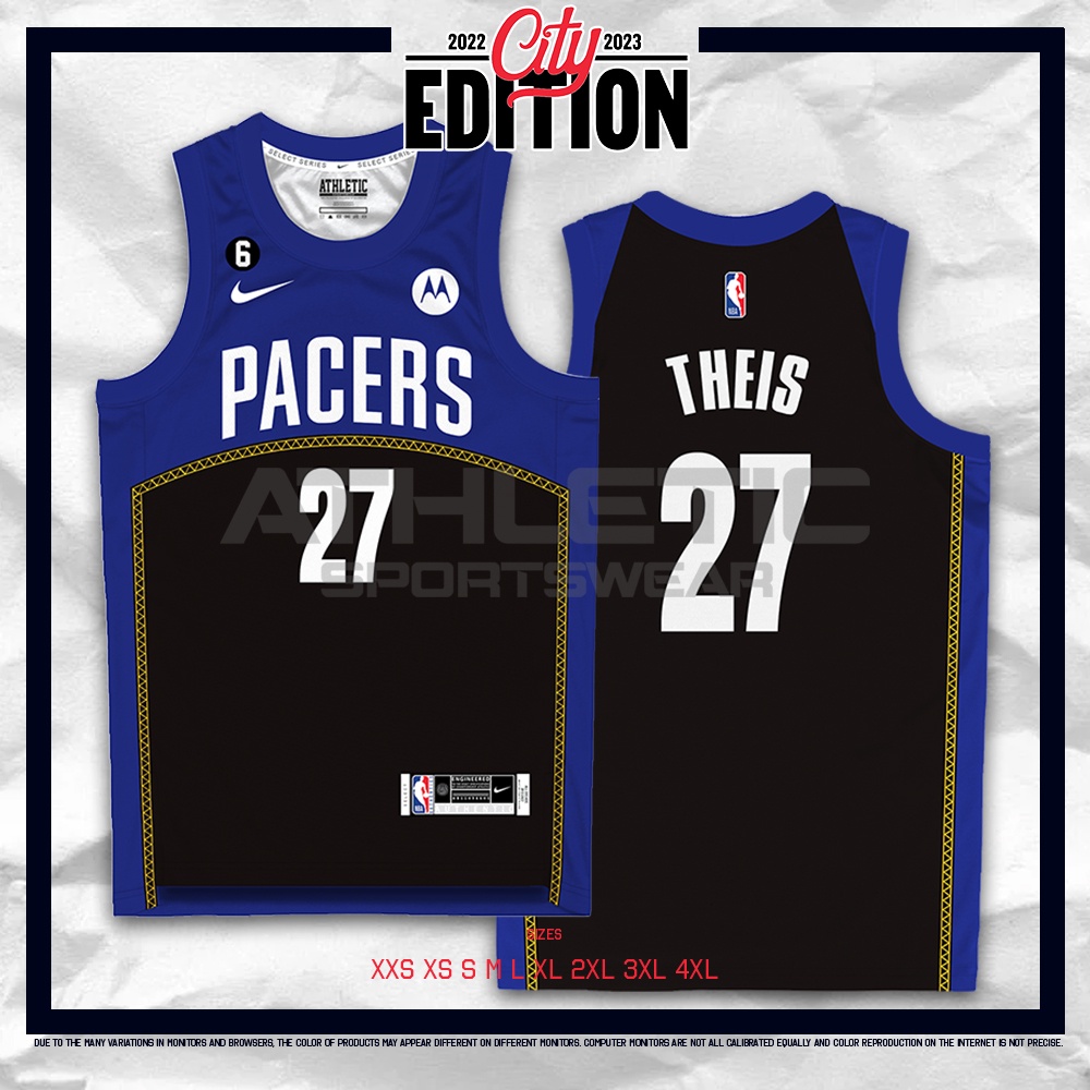 ATHLETIC JERSEY FULL SUBLI City Edition NBA INDIANA PACERS (Daniel ...