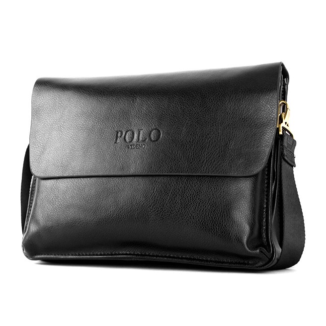 Videng polo leather messenger bag sales