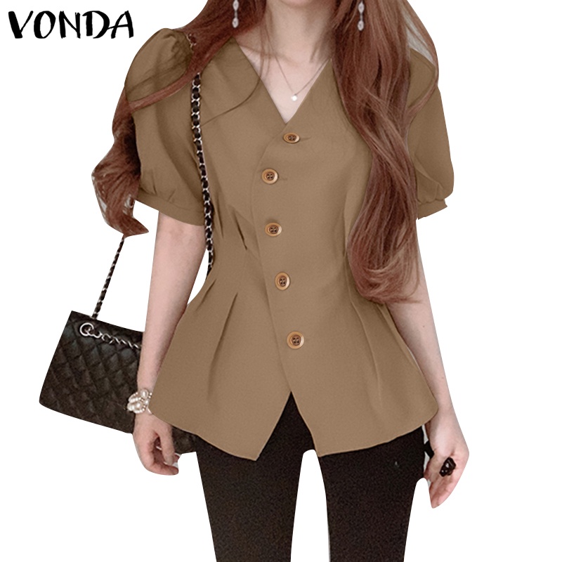V NECK KOREAN BLOUSE (BUY 1 TAKE 1)