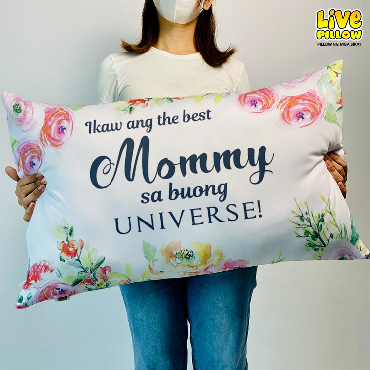 LIVEPILLOW Mothers day gift set pillow 13x18 TAGALOG MESSAGE Shopee