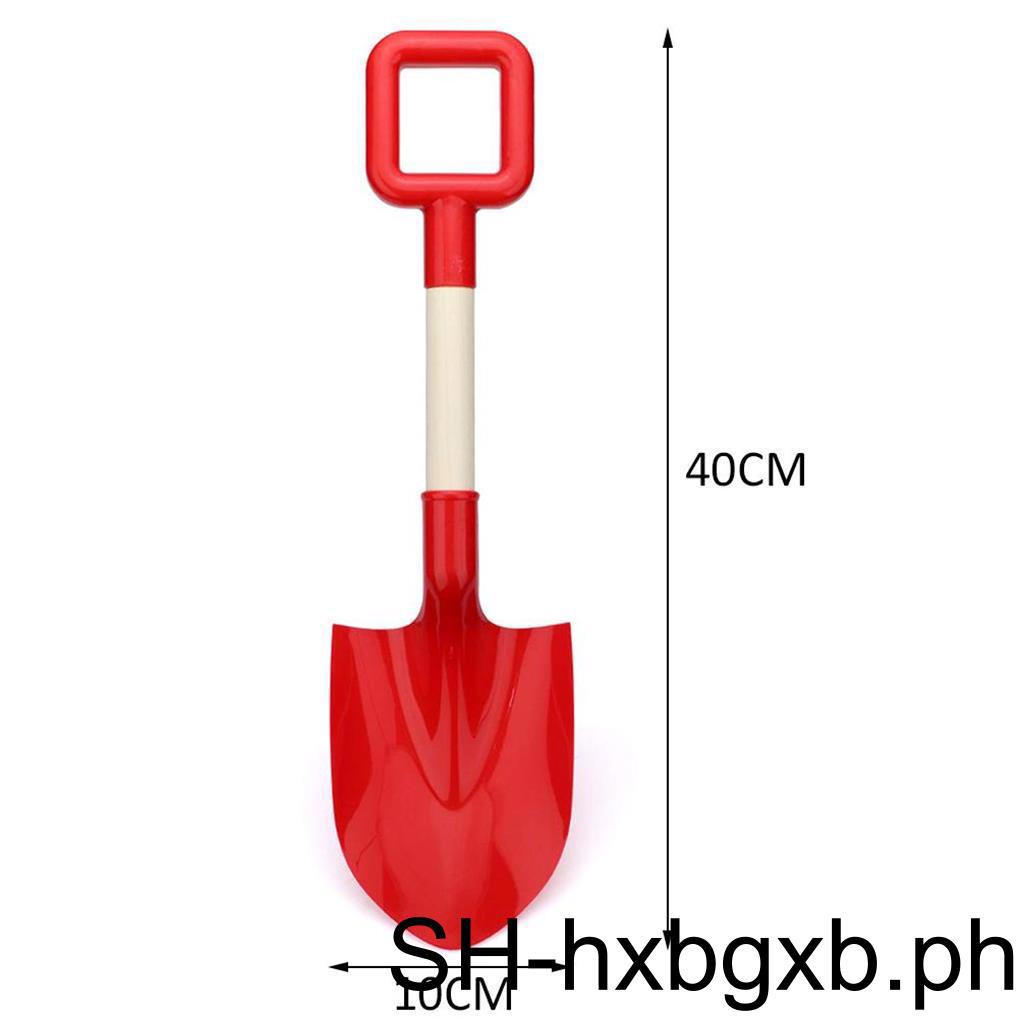 16 Inch Long Kids Beach Spades with Wood Handle Sand Shovels Toys