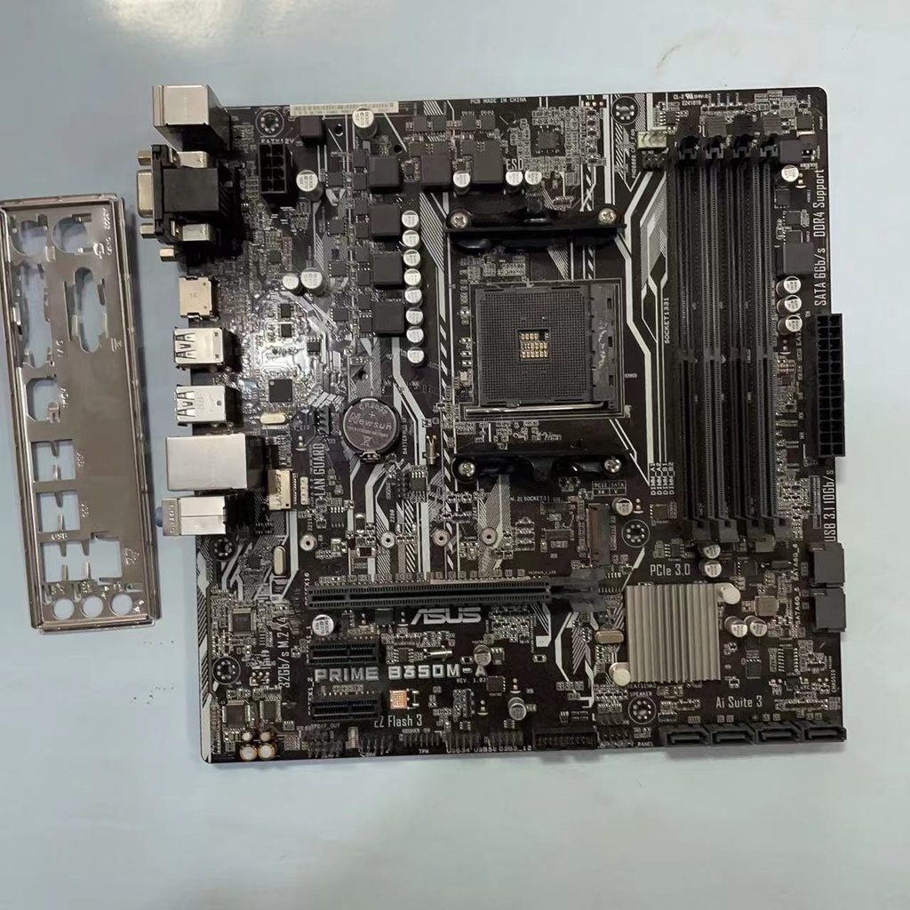 ASUS B350M-PLUS GAMING Motherboard Socket AM4 DDR4 64GB For AMD B350M ...