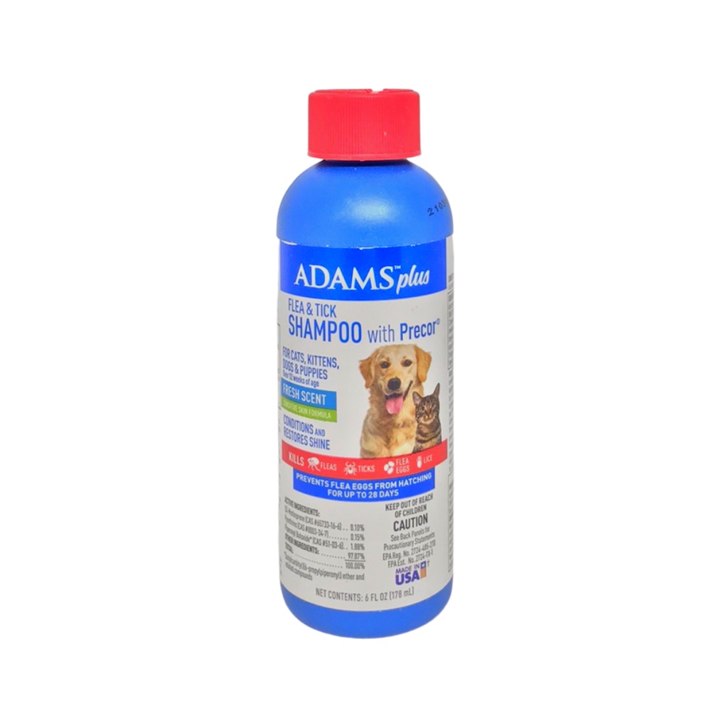 Adams Plus Flea & Tick Shampoo With Precor 6 Fl Oz (178ml) Shopee