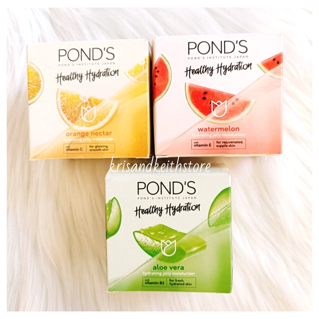PONDS Healthy Hydration Jelly Moisturizer for Face Watermelon Aloe