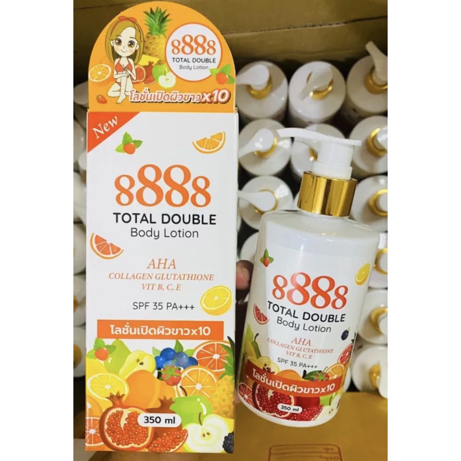 NEW 8888 Total Double Body Lotion 350ml - 100% ORIGINAL FROM