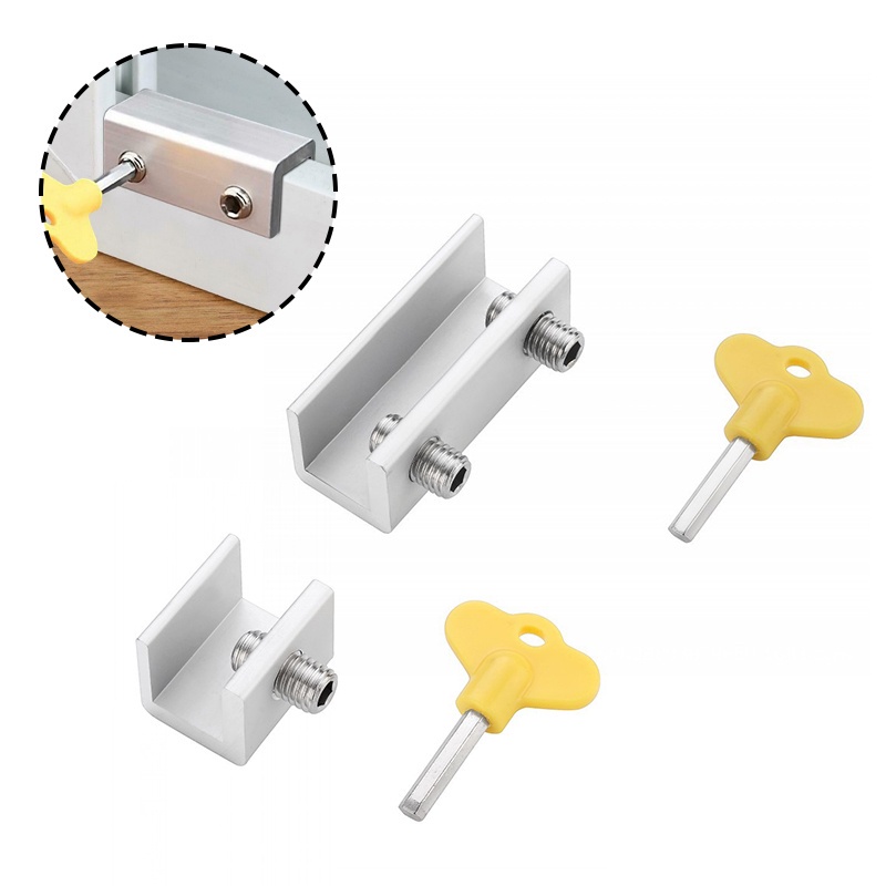 Window lock snap type fixed limiters child safety lock plastic sliding