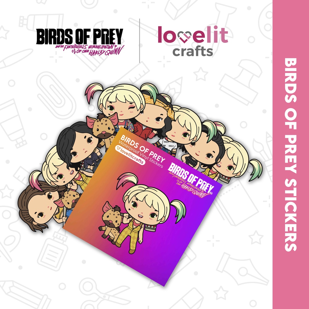 Birds of Prey Stickers | Birds of Prey | Waterproof & Scratchproof ...