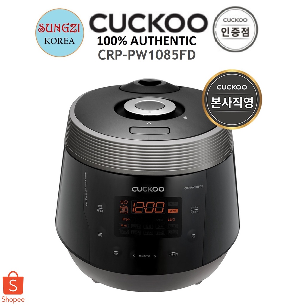 CUCKOO Electric Pressure Rice Cooker CRPPW1085FD (10 Cups) Shopee