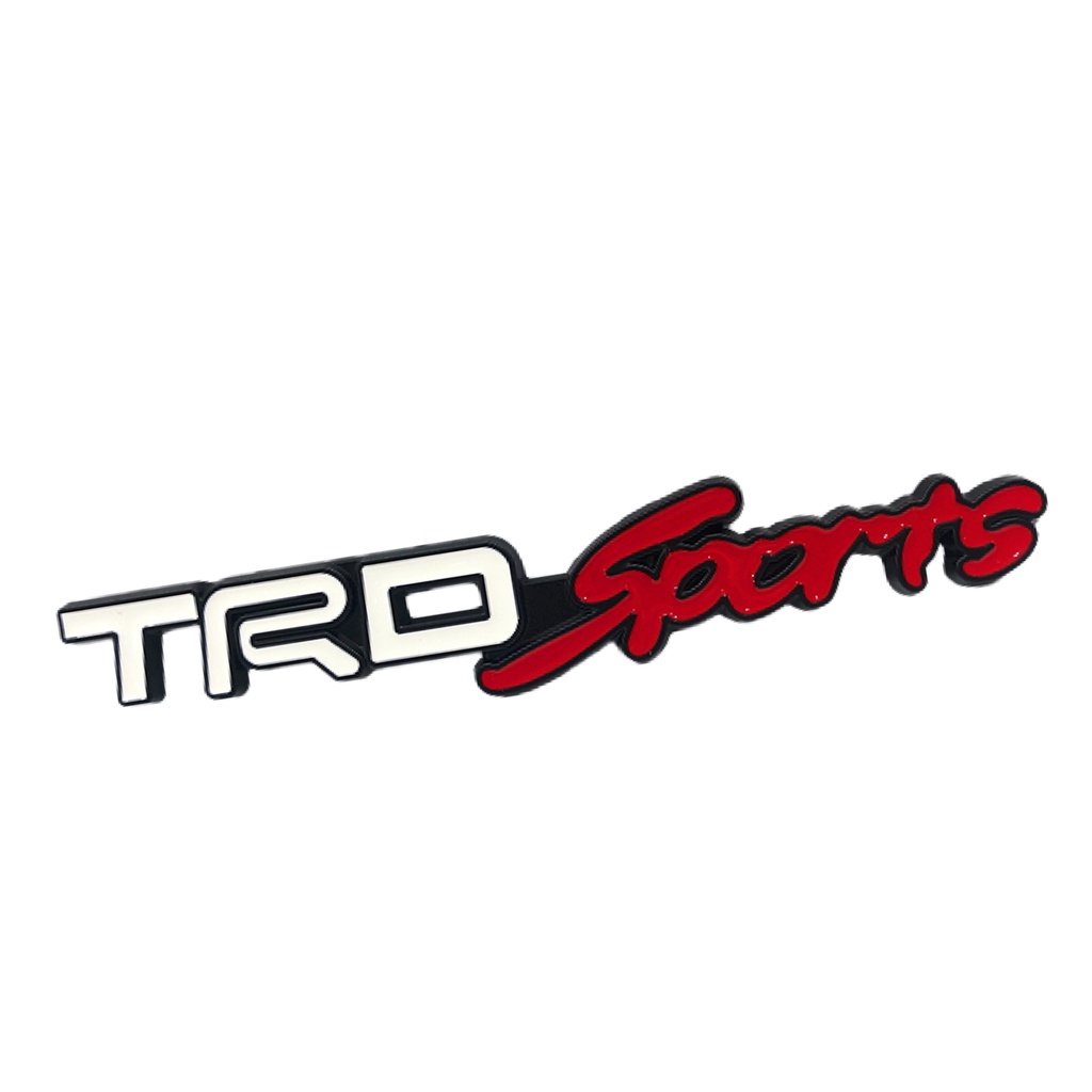 LD 1pcs TRD Sports Car Emblem Sticker Badge (Good Quality) | Shopee ...