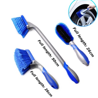 1PC Wheel Rim Cleaning Brush Long Soft Bristle Car Wheel Brush Rim Tire  Detail Brush Multipurpose Use For Cleaning Wheels