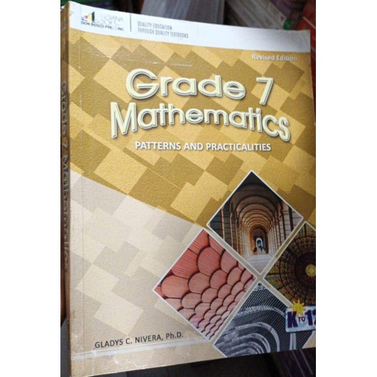 MATHEMATICS PATTERNS AND PRACTICALITIES GRADE 7(SECOND HAND) | Shopee ...