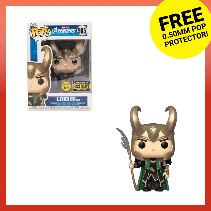 Funko Pop! Marvel: Avengers – Entertainment Earth Exclusive Glow in the  Dark Loki 985