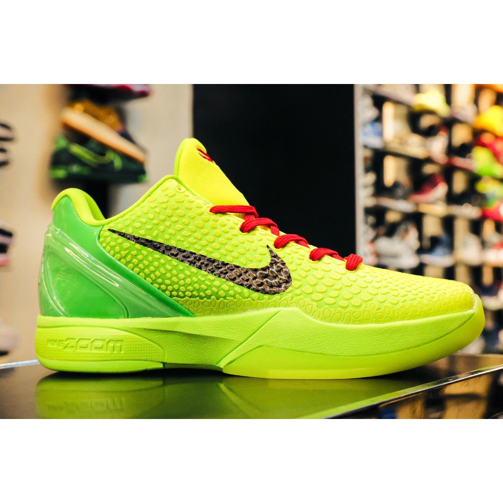 NIKE KOBE 6 "GRINCH" BASKETBALL SHOES Shopee Philippines