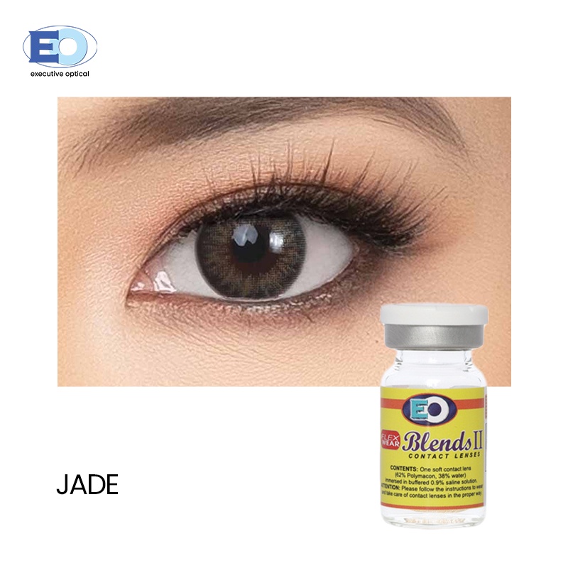 EO Flexwear Blends II Colored Graded Contact Lens with Free Solution (1