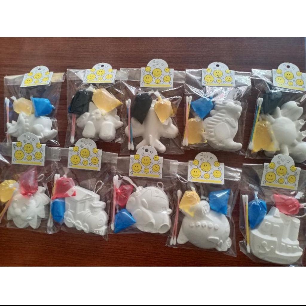 Painting kit Coloring set Of Coloring Statues/Cute gypsum Wholesale Statues