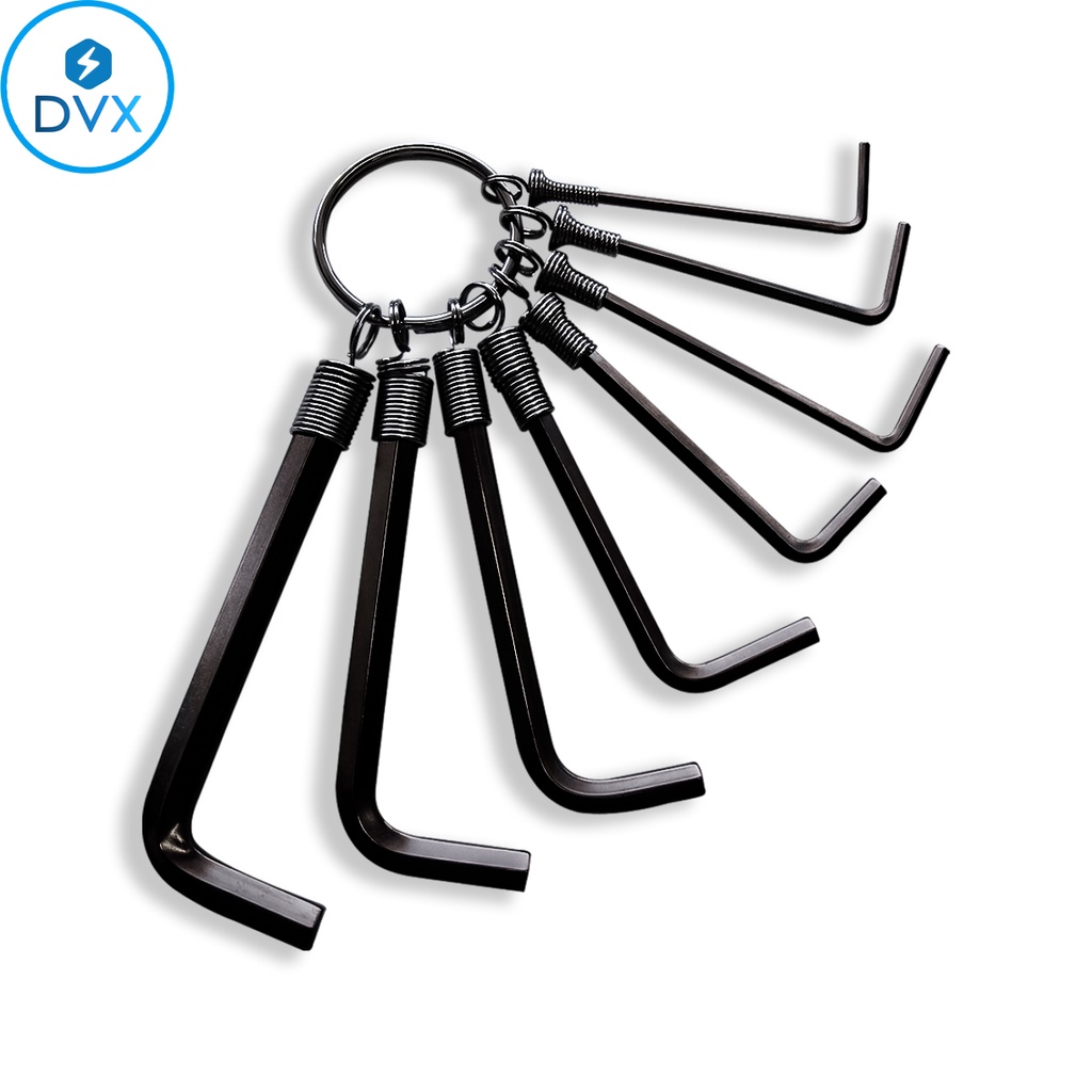 COD DVX Hexagon Key Wrench Set 8pcs/10pcs Hexagon / Hex Key Ring
