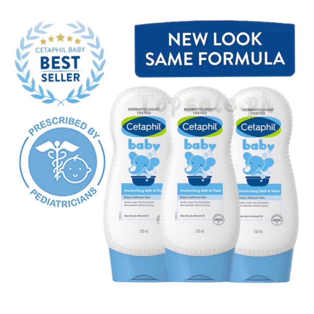 NEW ( Set of 3 ) Cetaphil Baby Gentle Wash And Shampoo 230ml (3pcs