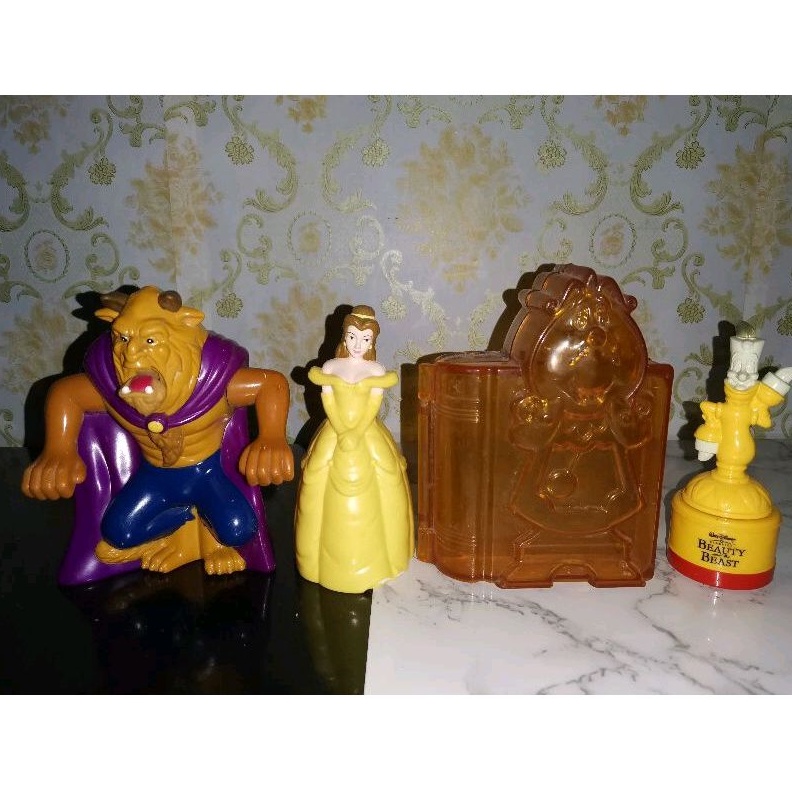Mcdonald's Happy Meal Vintage Toy Beauty and the Beast 2002 Shopee