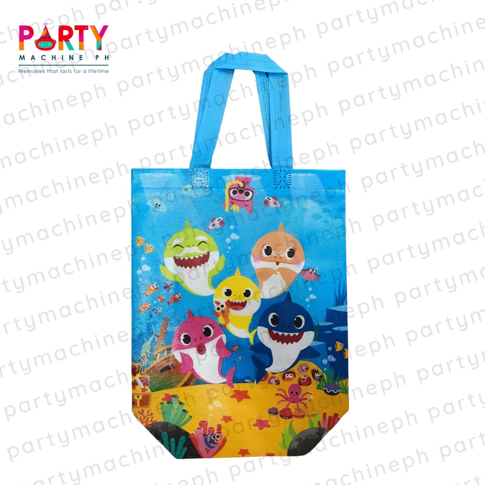 baby shark giveaways for birthday / baby shark paper bag / baby shark